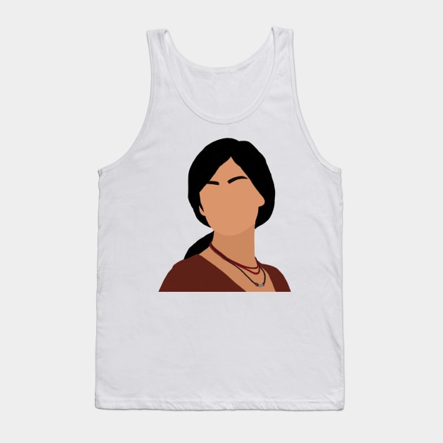 Uncharted Chloe Fan Art Tank Top by senaeksi